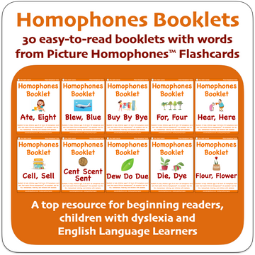30 Homophones Booklets (Picture Homophones™ Series)