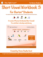 I See, I Spell, I Learn® - Short Vowel Workbooks - For Barton Students - Paperback
