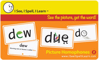 I See, I Spell, I Learn® - Picture Homophones™ Flashcards - Set 2