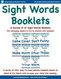 Super Bundle of Sight Words Booklets (Based on Dolch & Fry Word Lists & Phonics-based Short Vowels) - PDF Download