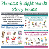 Phonics, Sight Words & Short Vowel Storybooks (Decodable Readers grades K-5 and Dyslexia)