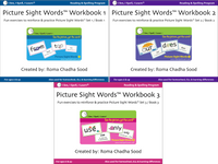 Picture Sight Words™ eWorkbooks - Sets 1, 2, 3 (Digital Purchase & Download)