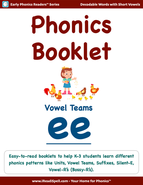 Individual Phonics Patterns Booklets - (PDF Downloads)