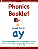 Individual Phonics Patterns Booklets - (PDF Downloads)