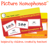 I See, I Spell, I Learn® - Picture Homophones™ Flashcards - Set 2