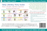 Phonics, Sight Words & Short Vowel Storybooks (Decodable Readers grades K-5 and Dyslexia)