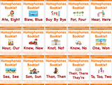 BUNDLE 1 Homophones Booklets - 15 Sets of 33 Homophones Words (15 eBooklets)