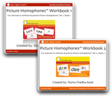 Picture Homophones™ eWorkbooks - Sets 1 & 2 (Digital Purchase & Download)