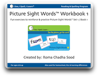 Picture Sight Words™ eWorkbooks - Sets 1, 2, 3 (Digital Purchase & Download)