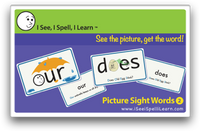 I See, I Spell, I Learn® - Picture Sight Words™ Flashcards Sets 1, 2 & 3