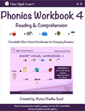 Phonics & Short Vowel eWorkbooks 1 to 5 - For All Learners K-2 - Digital Purchase & Download (I See, I Spell, I Learn® - Reading & Spelling Program)