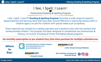 Literacy, Reading & Spelling Program for ages 5 and up (Includes Physical & Digital Products) + (Optional Amazon Fire Tablet) & Free Shipping within the US