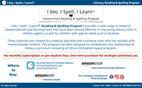 Literacy, Reading & Spelling Program for ages 5 and up (Includes Physical & Digital Products) + (Optional Amazon Fire 7" Tablet) & Free Shipping within the US