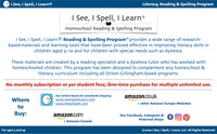 Literacy, Reading & Spelling Program for ages 5 and up (Includes Physical & Digital Products) + (Optional Amazon Fire Tablet) & Free Shipping within the US