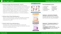 Literacy, Reading, Spelling Tools Bundle - Phonics Readers, Picture Sight Words, Picture Homophones
