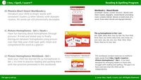 Literacy, Reading, Spelling Tools Bundle - Phonics Readers, Picture Sight Words, Picture Homophones